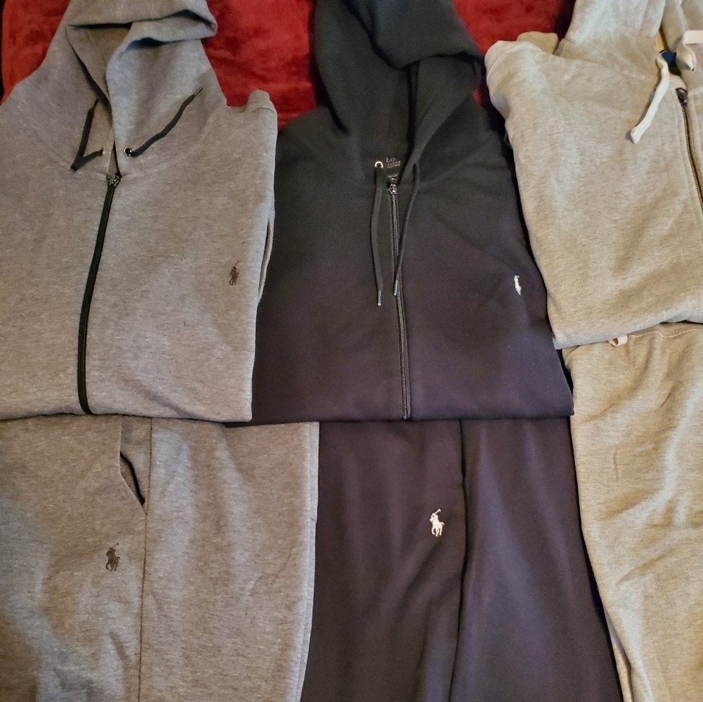 Ralph Lauren Polo sweatsuits and jackets